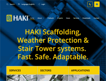 Tablet Screenshot of haki.co.uk